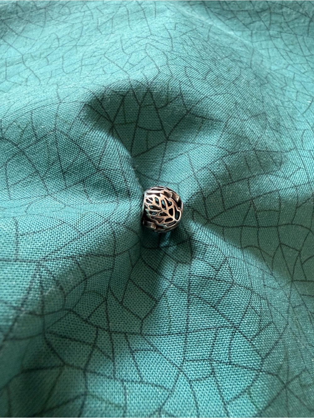 Pandora Sterling Silver Openwork “Autumn Bliss” Charm
